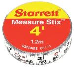 Starrett 13mm (1/2”) x 1.2m (4’) Measure Stix (Reads left to right)